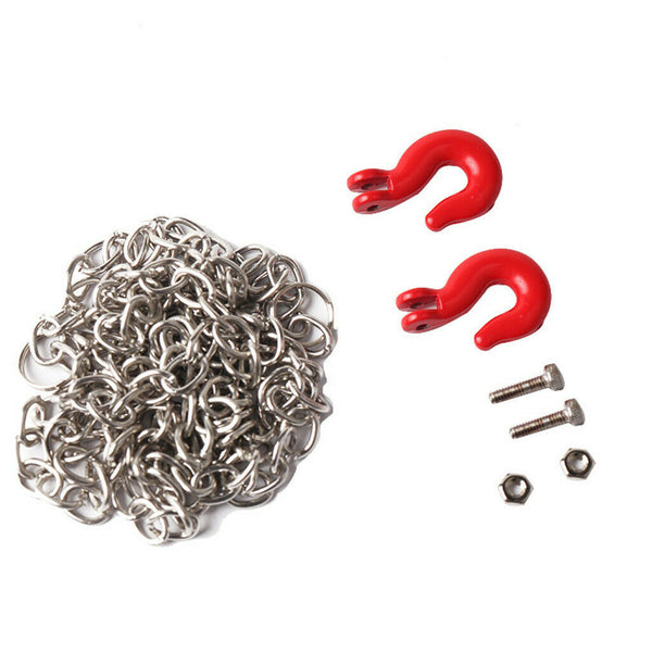 RC Racing Car 1/10 Trailer Hook Simulation Tow Chain for Axial SCX10 RC4WD D90