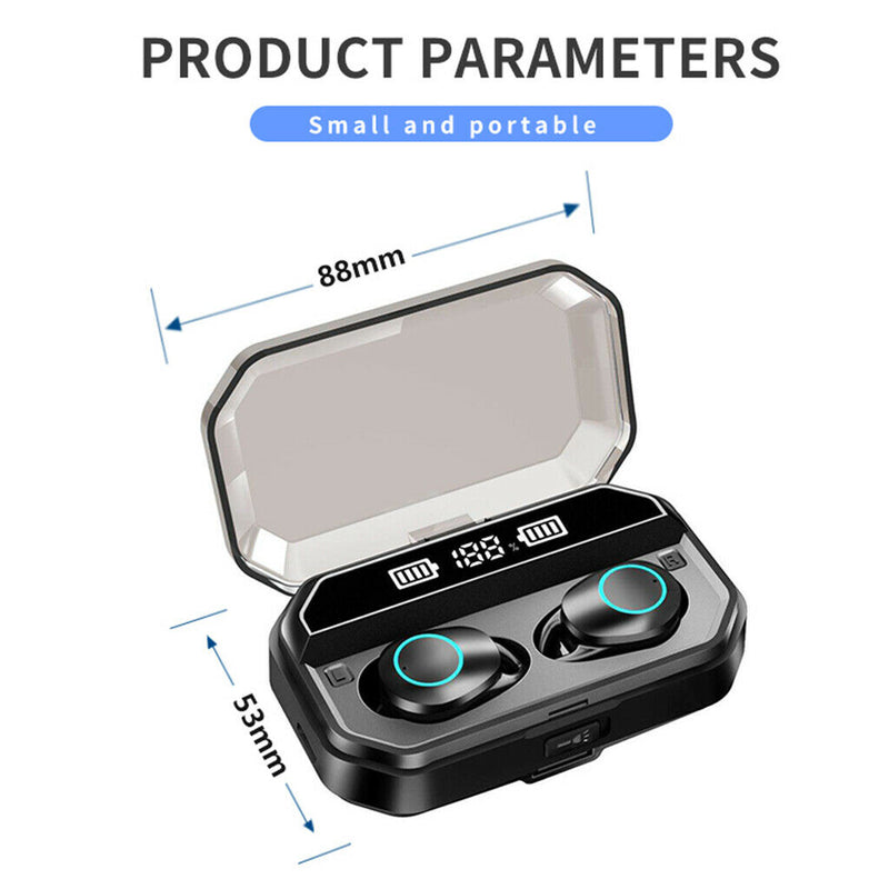 Mini T19 Sport 3000mAh Bluetooth 5.0  Earphone Headset With Flashlight