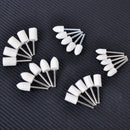 25pcs Wool Felt Polishing Burr Buffer Buffing Wheel Rotary 3mm Shank