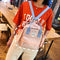 Animal Pattern Waterproof Backpacks Women Shoulder Crossbody Bags (Pink)