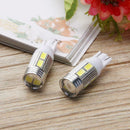 2pcs White Car Auto LED T10 W5W 10smd 5630 Side Light Bulb 12V Car-Styling