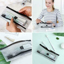 Clear Cosmetic Bag Travel Toothbrush Toothpaste Stationery Storage-Bag Sund H8G8