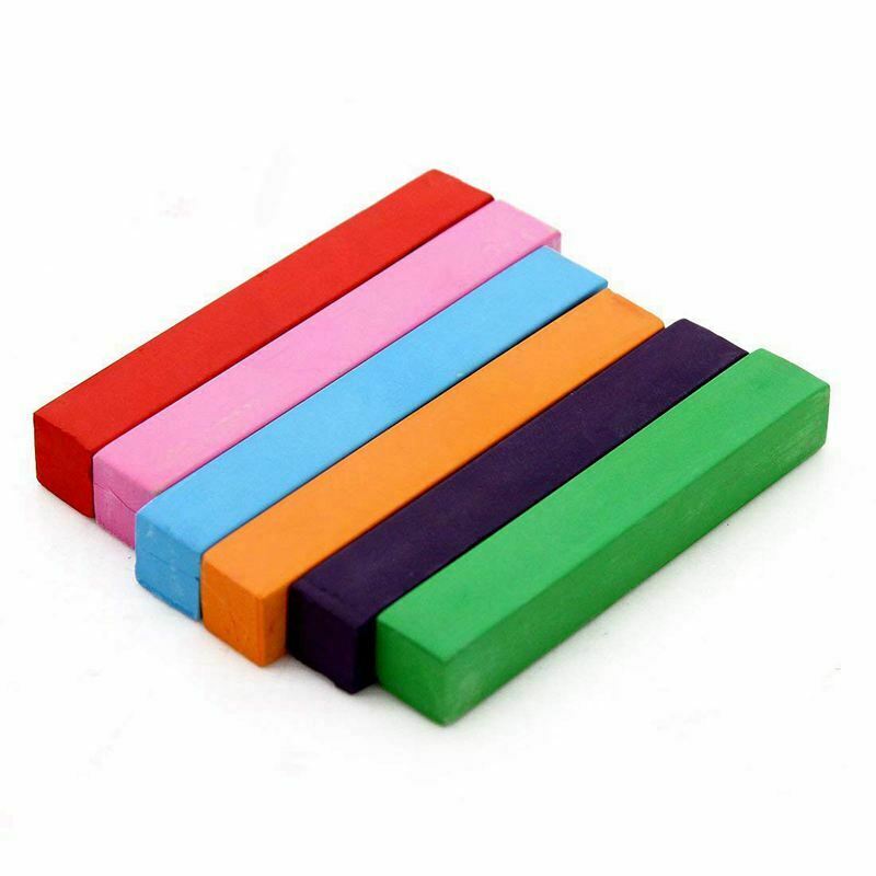 New 6 pcs Painting Non-toxic Temporary Diy Hair Chalk Dye Soft Pastels Salo H1J4