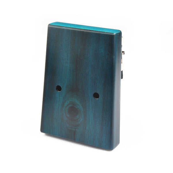 17 Key Kalimba Wood Mbira Thumb Finger Piano Musical Instrument (Dark Blue)