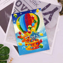 6pcs DIY Diamond Painting Greeting Cards Festival Handmade Kids Greet Card
