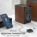Audio AUX Bluetooth Transmitter Receiver 3.5mm RCA USB Dongle for TV Car PC