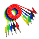 Stackable Banana Plug to Copper Alligator Clip Multimeter Test Leads Probe WiFT