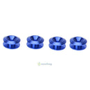 Quick Release Fasteners For Car Bumpers Trunk Fender Hatch Lids Kit Blue