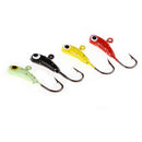 4Pcs/Lot Banana Shaped Mini Lead Fish Jigging Hooks Lure Ice Fishing Bait I G9H5