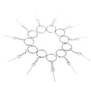10Pcs Key Chain Keyrings Split Rings With Screw Pin Arrow 25mm Jewelry DIY  OZ