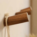 8Pack Wooden Coat Hook Wall-Mounted Retro Storage Bag Hanger, Hat Rack Hang