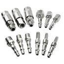 12pcs Air Line Hose Compressor Fitting Connector Quick Release Set 1/4 3/8  A3N7
