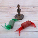 5pcs Candy Shape Feather Ball Cat Toys Creative Sisal Interactive Pets Toys