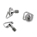 3Pc Scuba Diving Camera Base Tray Stainless Steel Replacement Threaded Screw
