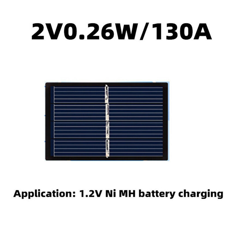 2V 0.26W Solar Power Charge Module 1.2V Ni-MH Battery Photovoltaic Panel