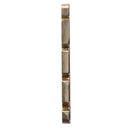 42mm Slotted Brass Metal String Nut for 4-String Electric Bass Guitar Part
