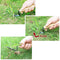 Forked Head Hand Weeder Puller Patio Carbon Steel Wood Handle Garden Remove