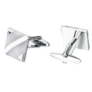 1Pair Men's Shirt French Square Shell Brass Cufflinks Cuff Links For Male Suits