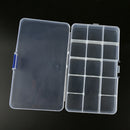 15 Slots Transparent Plastic Fishing Lure Box Fishing Tackle Storage Box