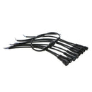 5Pairs Male to Female 2 Pin Connector Cable For Single Color LED Strips Light
