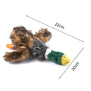 Realistic Pet Puppy Dog Chew Squeaker Squeaky Sound Wild Duck Plush Fu TQJ