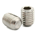 50Pcs M2.5 x 3mm Stainless Steel Hex Socket Set Grub Screws Headless Cup Po A1R5