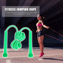 Skipping Rope PVC Adjustable Jump Rope Training Exercise Equipment (Green)
