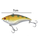 7cm/16g fishing fatter lure artificial hard bait floating wobbler with hooks ME