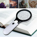3LED Light 45X Handheld Magnifier Reading Magnifying Glass Lens Jewelry Lo Nw
