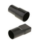2pcs/set Black Plastic Vacuum Cleaner Adapter Converter Tube Attachment Head