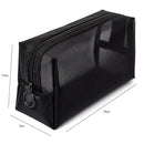 3pcs Cosmetic Bag Travel Fashion Black Toiletry Makeup Organizer Bags Case Po-OZ