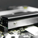 Aluminum M.2 2280 NVMe SSD Heatsink Cooler for Desktop PC Computer (Black)