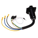 4-Way Flat To 7-Way Rv Blade Trailer End Electrical Adapter Plug