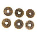 6 Units Ching Coin Brass Fortune Coin Suitable For Collection
