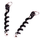 Stainless Steel Twist Stick Corkscrew Pocket Red Wine Bottle Opener Keyring E5O7