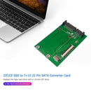 1.8 inch ZIF/CE SSD to 7+15 22 Pin SATA Male Converter Card Adapter Board