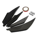 4Pcs Front Bumper Canards Splitter Body Diffuser Fins Body Spoiler Canard U