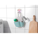 Kitchen Hanging Drain Bag Basket Bath Storage Gadget Tools Sink Holder blue
