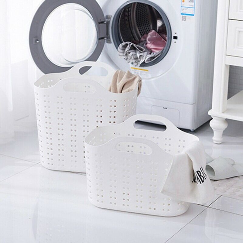 Plastic Portable Dirty Basket for Washing and Home Bathroom Sundries Childr J4A6