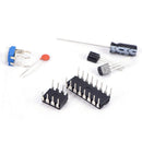 NE555 CD4017 Scrolling Flowing Red Light SLJ DIY Kit Soldering Practice LJ