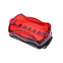 Outdoor 5 Led Bicycle Front Head light+Tail light Set Waterproof Lamp Flashlight