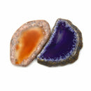 New Natural Agate Slices Geode Polished Slab Brazil Crystal Quartz Ornaments FT