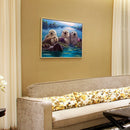 Otter 5D DIY Full Round Drill Diamond Painting Hanging Art Picture 30x40cm