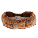 Brown Deluxe Pet Dog Puppy Cat Warm Soft Bed House Plush Cozy Nest Mat Pad