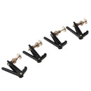 4pcs 4/4-3/4 Plated Iron Violin Fine Tuners Spinner Adjuster Strings Hooks A