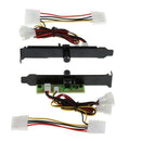 2 Pack PCI Speed Controller W/ OFF Switch PC 3 Channels 3 pin Cooling Fan