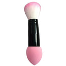 1Pc Professional Blusher Brush Nylon Make Up Brushes Two Head Cosmetic Tool H2E9