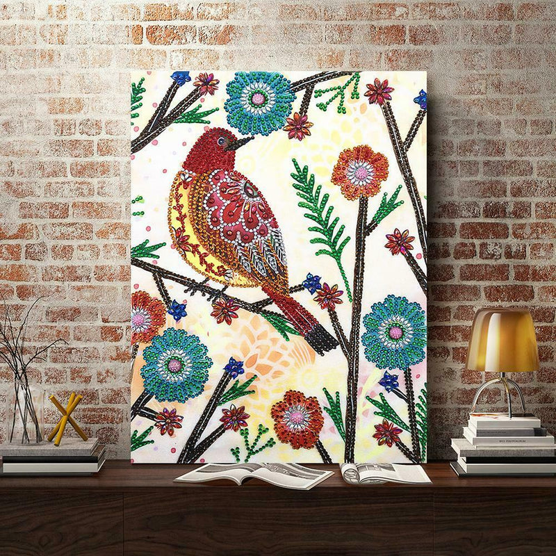 5D DIY Special Shaped Diamond Painting Bird Cross Stitch Mosaic Craft Kits