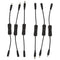6 Packs of LED Strip Light Inline On/Off Switch Cable DC Jack 5.5mm x 2.1mm Male