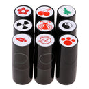 2Pc/set Golf Ball Stamper Seal Impression Marker Print Gift Prize Sun,Flower